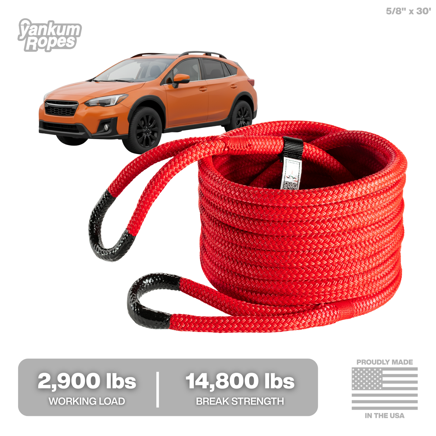5/8” Kinetic Recovery Rope “Viper”