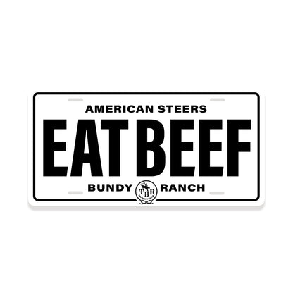 Eat Beef License Plate