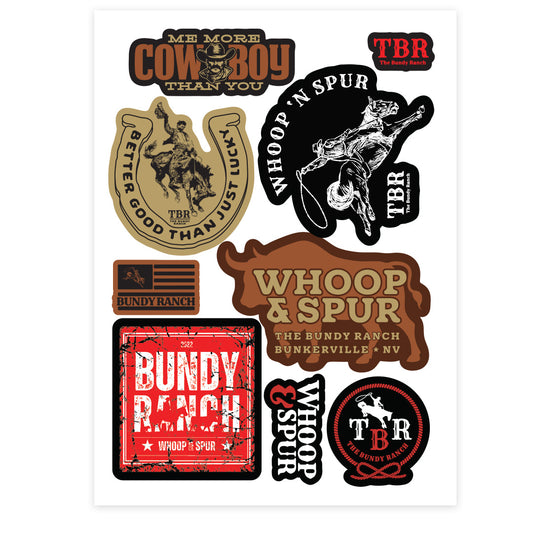 Bundy Ranch Sticker Sheet